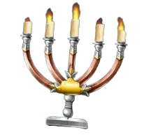 Siebenarmiger Kerzenleuchter